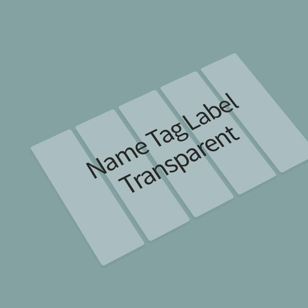 Nemonic Transparent & Waterproof Label Paper Cartridge | 0.5 x 2 Inch (950 labels)