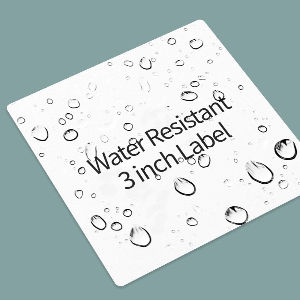 Nemonic Waterproof Label Paper Cartridge | 3 x 3 Inch (125 labels)