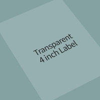 Nemonic Transparent & Waterproof Label Paper Cartridge | 3 x 4 Inch (95 labels)