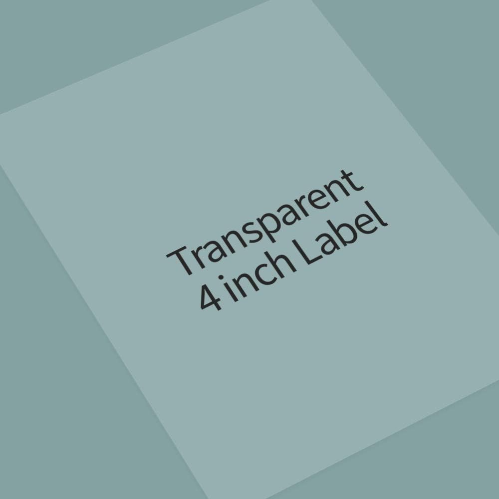 Nemonic Transparent & Waterproof Label Paper Cartridge | 3 x 4 Inch (95 labels)