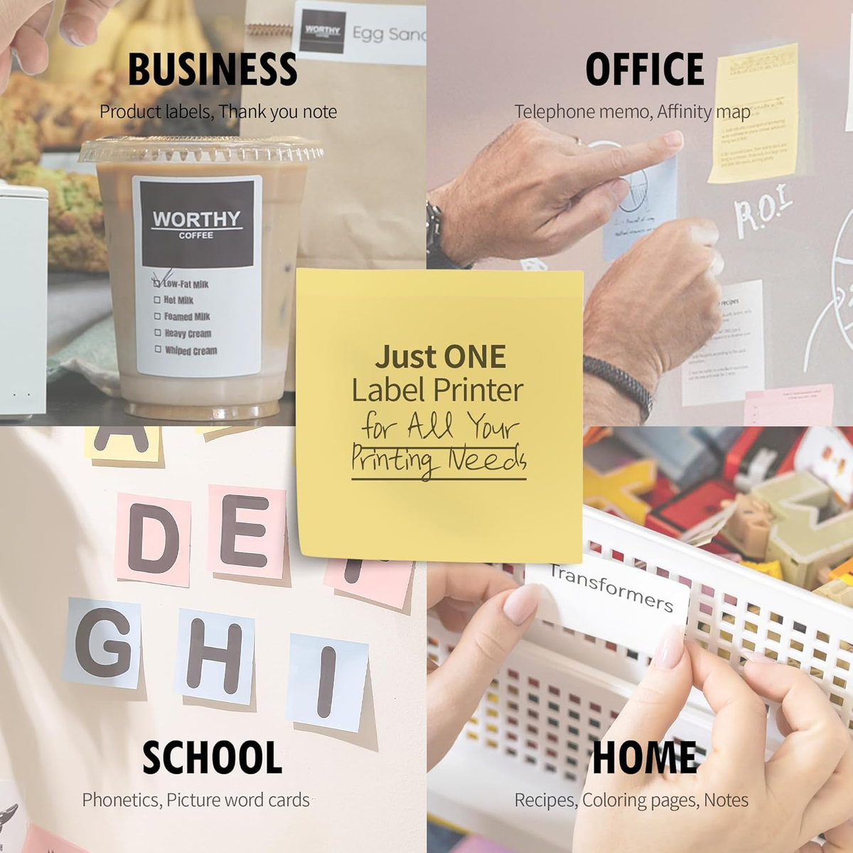 Nemonic AI Sticky Note / Label Printer