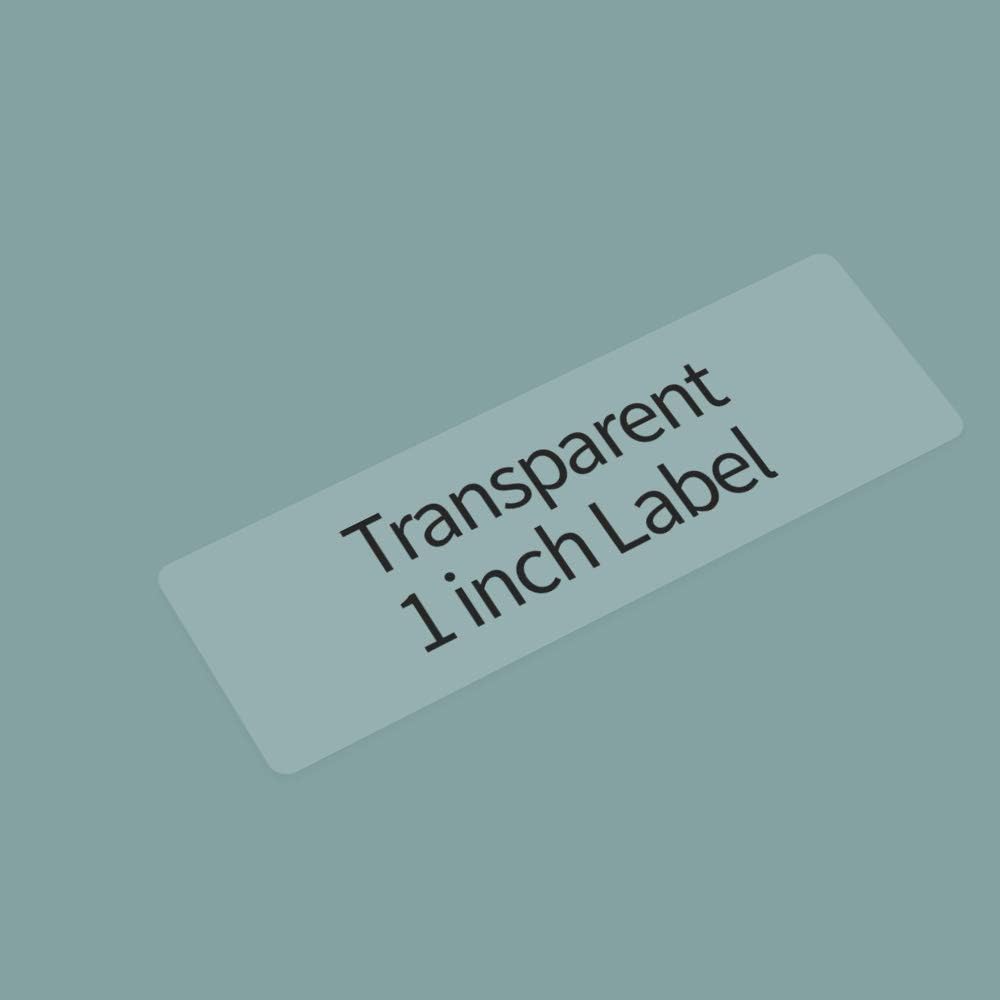 Nemonic Transparent & Waterproof Label Paper Cartridge | 3 x 1 Inch (360 labels)