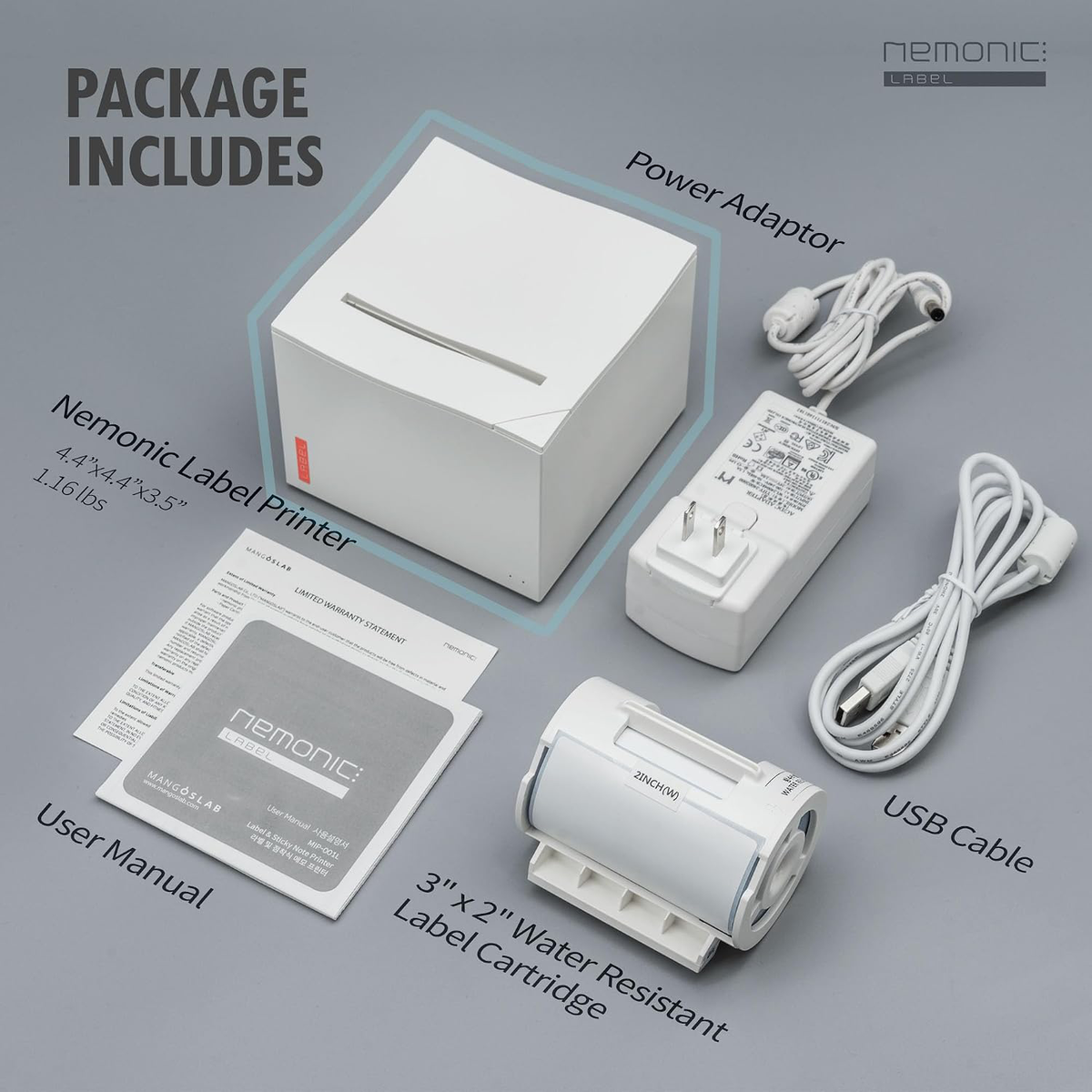 Nemonic Sticky Note / Label Printer